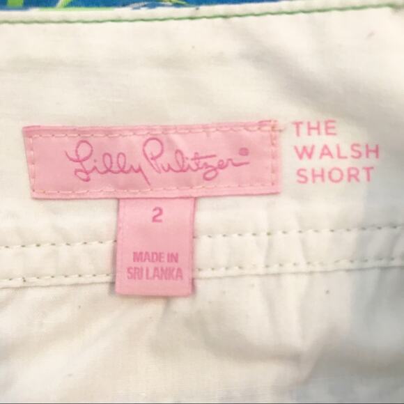 LILLY PULITZER Walsh Shorts “Biggest Fan”, Size 2 - Picture 8 of 9